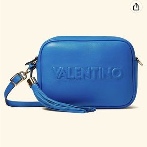 VALENTINO BY MARIO VALENTINO
Mia Logo Embossed Leather Crossbody Bag